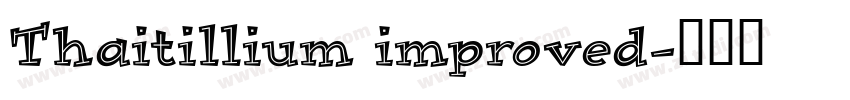 Thaitillium improved字体转换